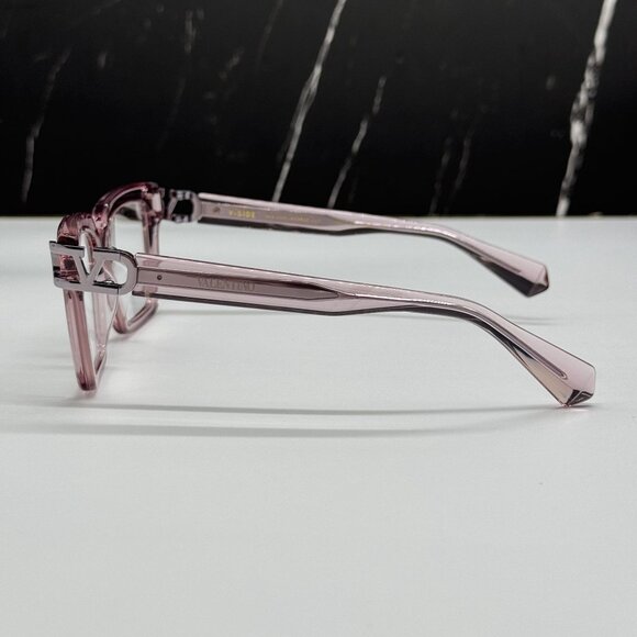 NEW VALENTINO V-SIDE VLX-131C PINK SQUARE EYEGLASSES VALENTINO - Picture 5 of 10